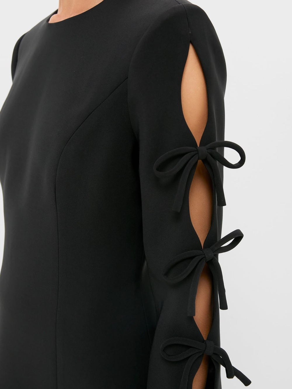 HYACINTH HOUSE Black Bow Sleeve Belinda Mini Dress — NWT - Picture 6 of 11
